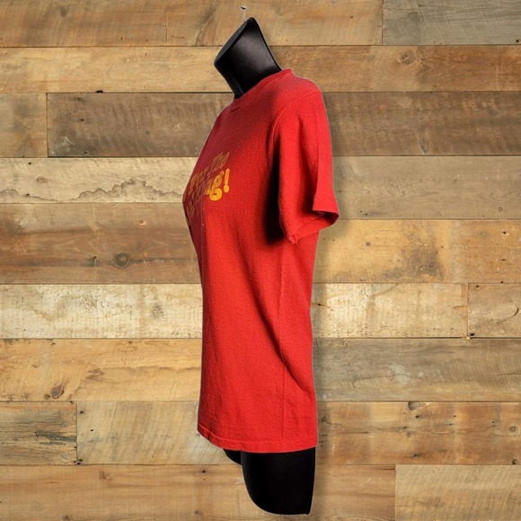 Vintage Small Red COCA-COLA T-Shirt Go For the Real Thing COKE - Picture 7 of 14